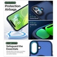 thumbnail image 4 of For iPhone 17 Case [Compatible With MagSafe] Magnetic Shockproof Frosted Translucent Matte Slim Cover Blue, 4 of 5