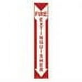 thumbnail image 2 of JESSUP FS-7520-F-202 FIRE SIGN- GLOW IN THE DARK- PEEL AND STICK- RED, 2 of 2