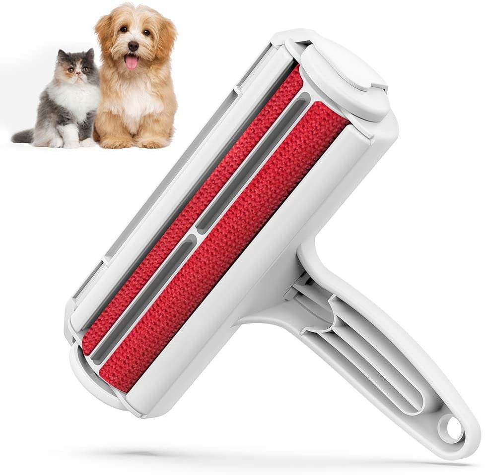 New 2-Way Chom Chom Roller Hair Remover Pet Dog/Cat Hair Furniture Etc-X 