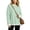 Light Green #102, variant on Women's Layered Look Knit Sweater Long Sleeve Contrast Ribbed Cuffs and Hem Side Slit Relaxed Fit Pullover
