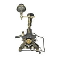 thumbnail image 6 of DecMode 8" x 15" Gold Metal Functioning Vintage Style Telephone with Line Cord, 1-Piece, 6 of 7