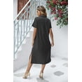 thumbnail image 7 of Zeagoo Womens Summer Dress Short Sleeve Casual Summer Sunress Tunic Dress Cover up with Pockets, 7 of 7