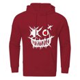 thumbnail image 4 of VBARHMQRT Fall Sweatshirts Men's Fashion Casual Part Print Hooded Pullover Long Sleeve Drawstring Hooded Sweater Tops, 4 of 5