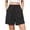 Black, variant on Fsgntruao Women's Fashion Solid Color Elastic Waist Pocket Button Zipper Shorts Pants