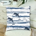 thumbnail image 3 of MKHERT Funny Cartoon Dolphins Pillowcase Pillow Protector Cushion Cover 18x18 inch,Set of 2, 3 of 3