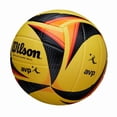 thumbnail image 4 of Wilson AVP OPTX Replica Volleyball - Yellow/Black, Official Size, 4 of 6