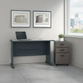 thumbnail image 2 of Series A 48" Desk with Mobile File Cabinet in Slate/White - Engineered Wood, 2 of 5