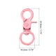 thumbnail image 2 of Cierres Giratorios de Seguridad Unique Bargains Rosa 44mm 4uds, 2 of 7