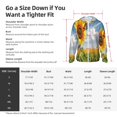 thumbnail image 5 of Vsdgher butterfly and sunflower Print Adult Hoodie Shirts Rash Guard for Men Women,Long Sleeve Sun Protection Fishing Shirts for Athletic Running Swim-Small, 5 of 7