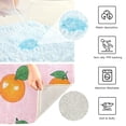 thumbnail image 3 of Yayeee Bath Rug for Bathroom Floor Non Slip Rectangle Fluffy Soft Absorbent Mat, 16"x24", Cute Oranges, 3 of 7