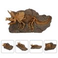 thumbnail image 3 of MasteelfCA 1Pc Simulated Dinosaur Fossil Decor Chic Wall Pendant Home Backdrop Adorn Brown, 3 of 7