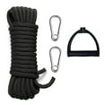 thumbnail image 4 of LJNYFDC 4 Meters Long Sled Rope Water Skiing Tow Rope with Handle 4m Nylon Rope Stainless Steel Carabiner Buckle Ideal for Wakeboard and Kneeboard, 4 of 7