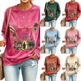 thumbnail image 2 of Yungyresw 9 11 Never Forget Graphic Crewneck Sweatshirt Women Casual Loose Long Sleeve Vintage Letter Print Pullover Fall Streetwear Top, 2 of 5