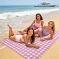 thumbnail image 4 of weibbin Microfiber Beach Blanket Double Sided Large Rectangular Thick Beach Mat Quick Dry Sand Free for Travel Pool Swimming 200x140cm, 4 of 6