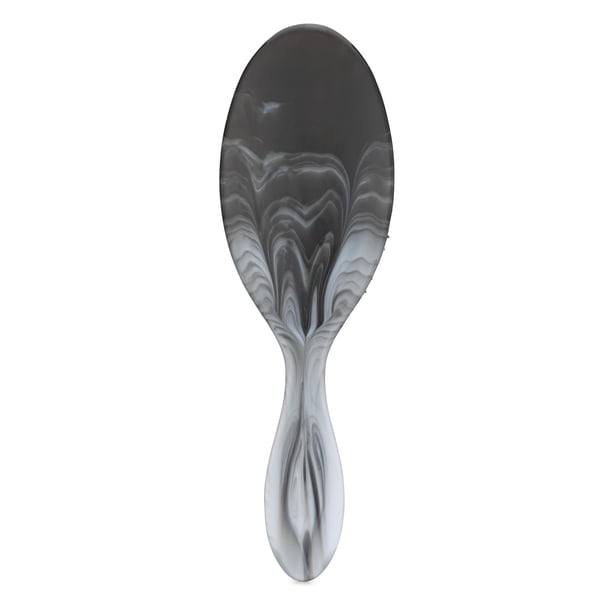Wet Brush Original Detangler Hair Brush Black (Ondas de acuarela) - Cerdas IntelliFlex ultrasuaves - Cepillo desenredante que se desliza a través de enredos (cabello húmedo, seco y dañado) - Mujeres y