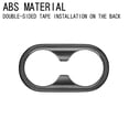 thumbnail image 4 of Car Rear Back Seat Water Cup Holder Panel Trim Frame For 2024+ Car Interior Accessories A, 4 of 5