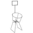 thumbnail image 5 of HUBERT Single Natural Wicker Basket Display Set - 17"L x 18"W x 51"H, 5 of 5