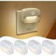 thumbnail image 1 of Motion Sensor Night Light Plug in 4 Pack,Smart Night Lights Plug Into Wall Sensor,Dusk to Dawn Sensor for Bedroom,Toilet,Hallway,Kitchen, 1 of 5