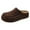 Brown, variant on Platform Mules Slip on Loafers for Women Wide Width 2026 Spring Summer Fashion Casual Suede Backless Hand Free Chunky Clogs Walking Shoes Brown Size 6