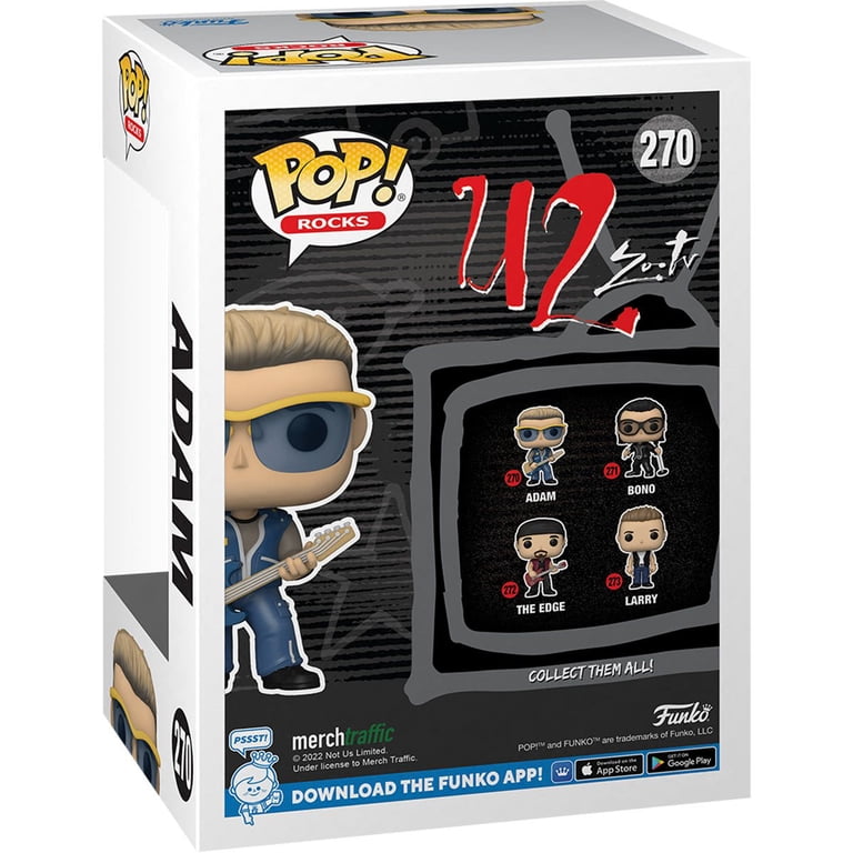 Walmart Exclusive: U2 - FUNKO POP! ROCKS: Adam Clayton from ZooTV