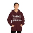 thumbnail image 4 of Familyloveshop LLC Don't Mess With Old People Shirt, Men's Shirt, Funny T-shirt, Father's Day, Birthday Gift, Men And Women Hoodie, 4 of 9