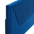 thumbnail image 4 of Patience Channel Tufted Performance Velvet Twin Headboard Navy, 4 of 7