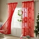 thumbnail image 1 of Decoraciones navideñas, adornos navideños, exquisitas cortinas navideñas de poliéster para ventanas. Decora tu ventana con un toque festivo y festivo., 1 of 6