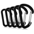 thumbnail image 1 of Small carabiner lightweight aluminum alloy D-shaped small hook, suitable for, 1 of 8
