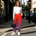 thumbnail image 5 of SeekIslan Women's Ombre Jogger Pants with Drawstring Waist for Trendy Workout and Daily Activewear, 5 of 9