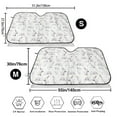 thumbnail image 7 of Lsque Rabbit Eating Car Windshield Sun Shade | Accordion Folding Style Auto Shade for Car Truck SUV Van | Blocks UV Rays Sun Visor Protector | Small, 7 of 7