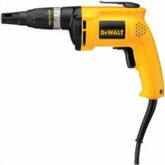 DeWalt Heavy-Duty VSR Drywall Screwdriver, 6AMPS, Each (115-DW255)