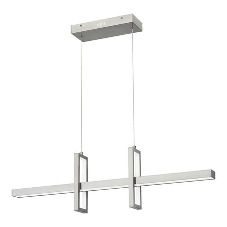 

Ashley Harbour Northpointe 1-Light Brushed Nickel Island Chandelier