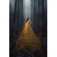 thumbnail image 2 of Appleproject, Afiez 13x18 Gold Ornate Wood Framed with Double Matting Museum Art Print Titled - Stand Here, 2 of 4