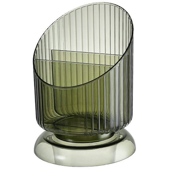 unbranded Compartment Makeup Brush Holder Cosmetic Brush Holder Desktop Pen Holder Sundries Storage Box