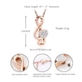 thumbnail image 2 of Constantlife Music Note Cremation Pendant Small Urns for Ashes Necklace Musical Urn Jewelry, 2 of 6