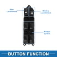 thumbnail image 3 of Interruptor de ventana eléctrica Unique Bargains No.8404060052 para el lado del conductor delantero izquierdo para Lexus RX330 RX350 GX470 Negro, 3 of 7