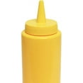 thumbnail image 6 of TrueCraftware- Set of 12 Squeeze Condiment Dispensing Bottles 12 oz Yellow- Plastic Squeeze Bottle For Sauces Spreads Ketchup Mustard Mayo Hot sauces and Olive oil, 6 of 7
