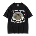 thumbnail image 4 of Camiseta "My Chronic Pain Is But This Ass Is Iconic" para hombre y mujer, camiseta divertida de mapache Meme, Tops Vintage Kawaii para parejas, 4 of 5