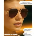 thumbnail image 6 of Grinderpunch Classic Aviator Sunglasses for Men Women Driving Sun Glasses Polarized UV400 Protection, 6 of 6