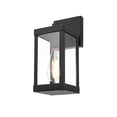 thumbnail image 3 of Elegant Lighting Peter 4" Outdoor Wall Sconce in Black, 3 of 8