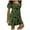 Army Green, variant on asdoklhq Maternity Dress,Fashion Women Plus Size Casual Floral Print Short Sleeves Short Dress