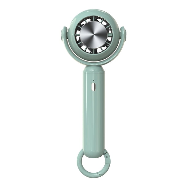 Ventilador portátil Inteprter ABS alimentado por reemplazo de mano colgante 3 engranajes verde tipo 2