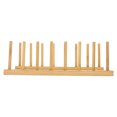 thumbnail image 1 of SHISUYAN Kitchen Plate Rack Bamboo Dish Draining Rack Multi-use Plate Organizer Plate Drainer, 1 of 9