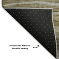 thumbnail image 5 of Addison Rugs Mayfield Premium Machine Washable Transitional Waves Brown Round Rug, 8' x 8', 5 of 6