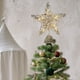 thumbnail image 5 of CREATITOY Christmas Iron 5-Pointed Star Tree Topper with Lights - LED Lighted Hanging Ornaments for Tree TopFireplace Mantel Holiday Decor, 5 of 6