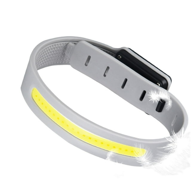 CSChome Brassards Réglables Lumière Blanche et Rouge LED Lumière de Course de Nuit Boucle Réglable Brassards Réfléchissants Rechargeables Bande Lumineuse Haute Visibilité Sports Extérieurs