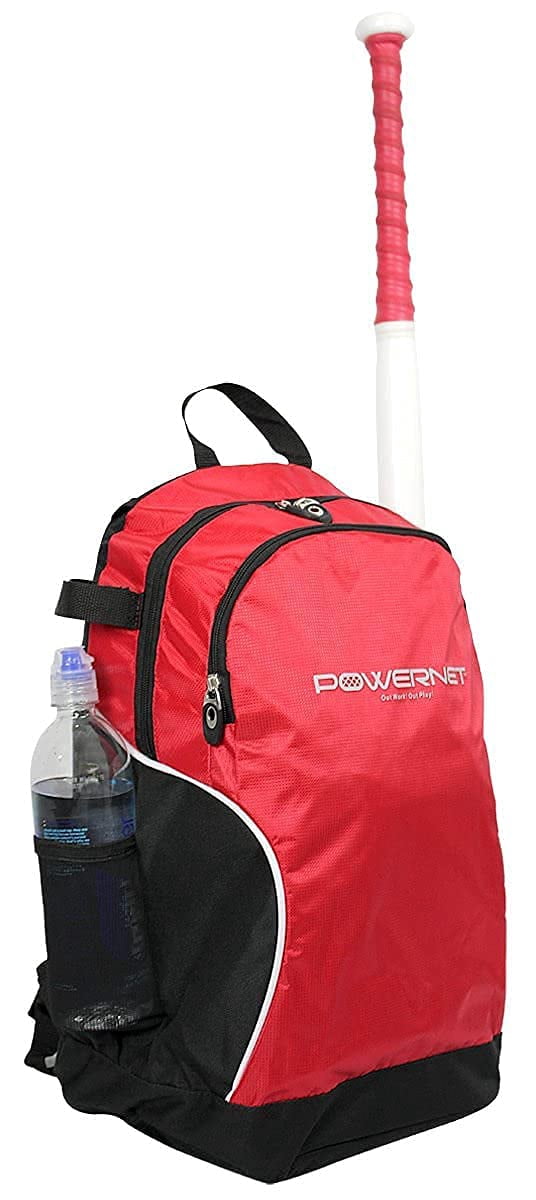 PowerNet Baseball Softball Backpack M - RED
