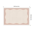 thumbnail image 5 of Kate and Laurel Framed Fabric Pinboard 38 x 26,  Printed Linen Decorative Bulletin Board for Use as a Vision Board or Wall Organization, Bethany White Frame, 5 of 8