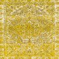 thumbnail image 1 of Ahgly Company Machine Washable Indoor Square Abstract Orange G Area Rugs, 8' Square, 1 of 7