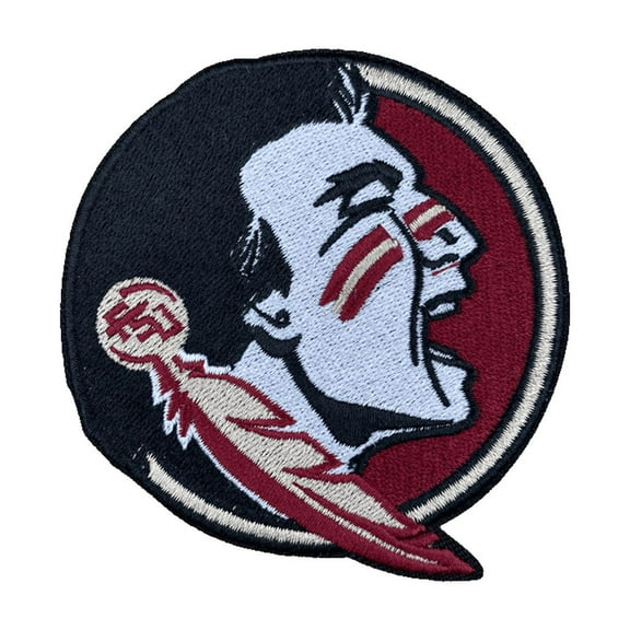 3.5 x 3.5" FLORIDA STATE SEMINOLES EMBROIDERED IRON ON PATCH